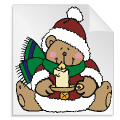 kerstbeertjes 05 - kleurplaat