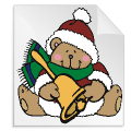 kerstbeertjes 06 - kleurplaat