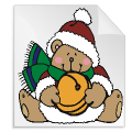 kerstbeertjes 07 - kleurplaat