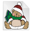 kerstbeertjes 09 - kleurplaat