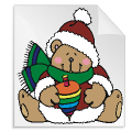 kerstbeertjes 13 - kleurplaat