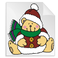 kerstbeertjes 33 - kleurplaat